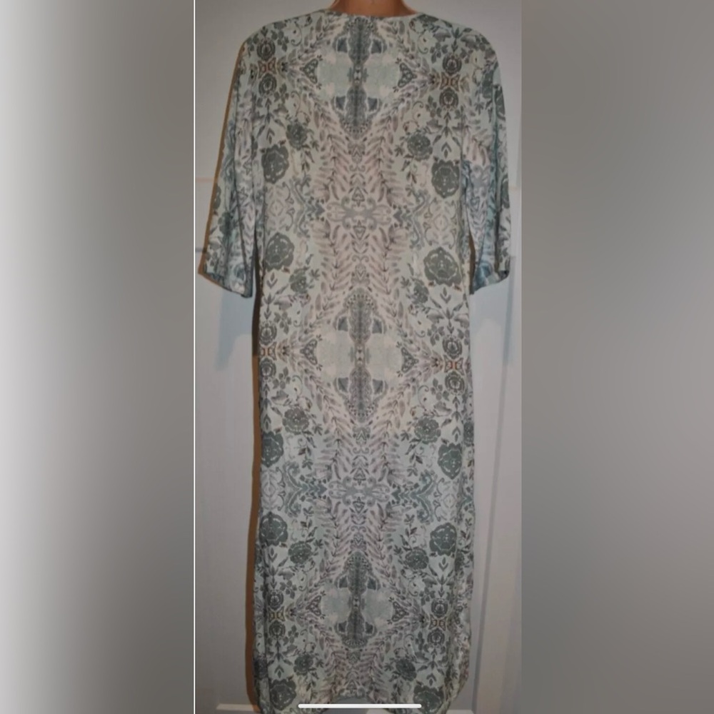 SOFT SURROUNDINGS Amirah Beaded Caftan Maxi Dress size PS Never Worn - Picture 3 of 5